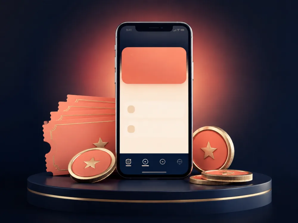 Digital account wallet with coral competition tickets and reward tokens